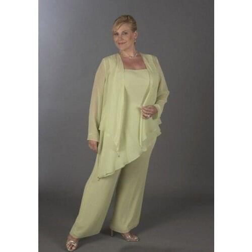 2019 Mother Of The Bride Suits With Jacket Floor Length Mother Of The Bride Dresses Plus Size Formal Evening Dresses