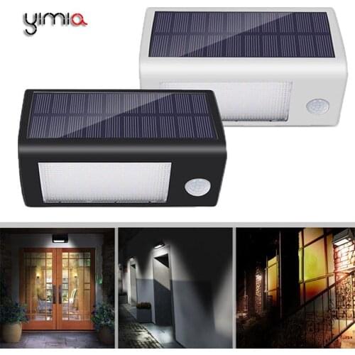 28 LED Solar Wall Lamps Outdoor Garden Street Light Motion Infrared Sensor Courtyard Street Night Lights IP65 Waterproof Sconce