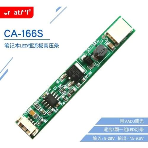 5piece~10piece/LOT CA-166 CA-166S laptop Universal LED Constant current board 9.6V output adjustable light NEW Original In stock