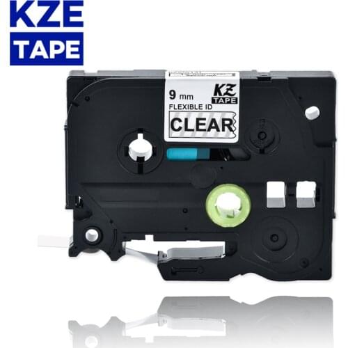 Kze 9mm Film coated label ribbon for cables Compatile BrotherTze tapes multicolor FX121/221/421/521/621/721 p-touch printer