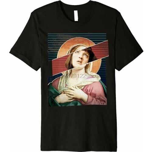 Virgin Mia Wallace Nose Bleed Overdose Pulp Fiction Parody Black T-Shirt S-3Xl High Quality Casual Printing Tee Shirt