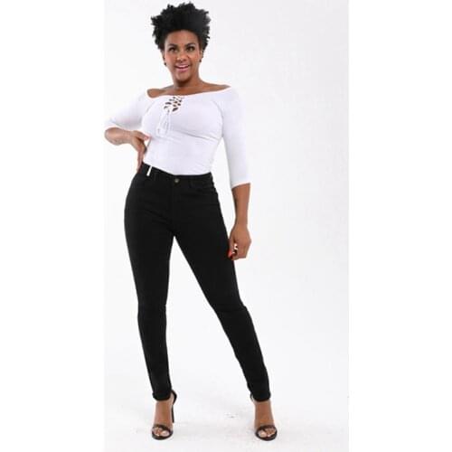 Jeans for Women mom Jeans Mid Waist Jeans Woman High Elastic plus size Stretch Jeans female washed denim skinny pencil pants