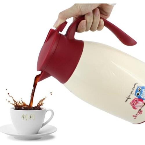 Hot Fashion Household Warmers Candy Color Glass Liner Vacuum Warm Water Bottle Thermos Bottle Large Capacity Free Shipping