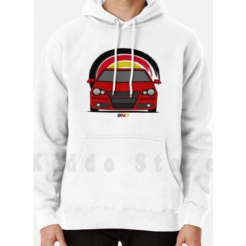 Red hoodies long sleeve Stance Drift Racing Rally Golf Gti Gti Golf Gti 9N3 9N3 German Car Sport Car Turbo 16V