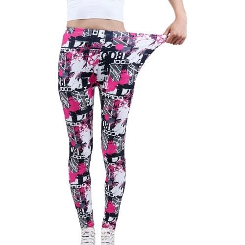 YSDNCHI Letter Print Workout Fitness Gym Yoga Leggings High Waist Athletic Tights Women Pants Running Sports Leggins Jogging