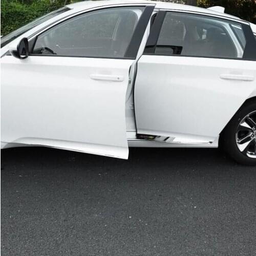 Stainless steel chrome side door body trim 6pcs for Honda Accord 10th 2018 2019 car styling