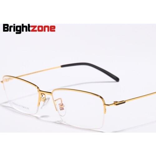 2019 New Pattern Exceed Business Affairs Pure Titanium Spectacle Frame Male Myopic Eye Picture Frame Male Long Leg High Degrees