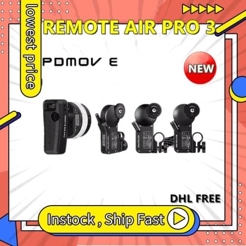PDMOVIE REMOTE AIR PRO 3 Wireless follow focus Lens Control System for DSLR Camera RED BMPCC 4K Stabilizer vs TILTA Nucleus-M