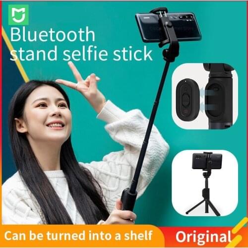 New Arrived Xiaomi Mijia Mi Zoom Tripod Selfie Sticks with Bluetooth Remote Foldable Extendable Monopod for IOS Android
