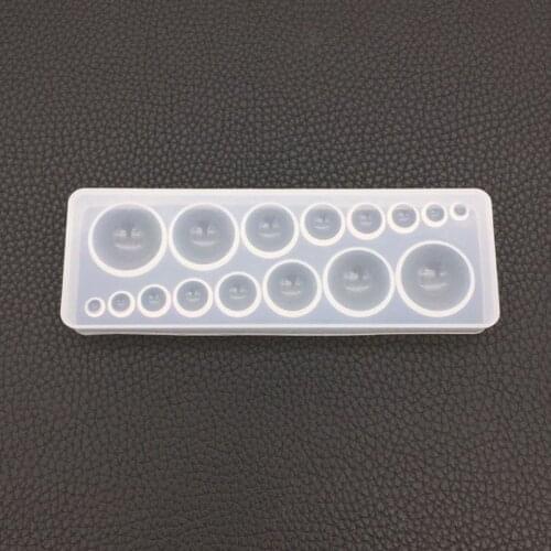 Silicone Mold DIY Crystal Epoxy Resin Molds Time Stone Jewelry Making Crafts Round Handmade Cake Fondant Chocolate Tools E56C