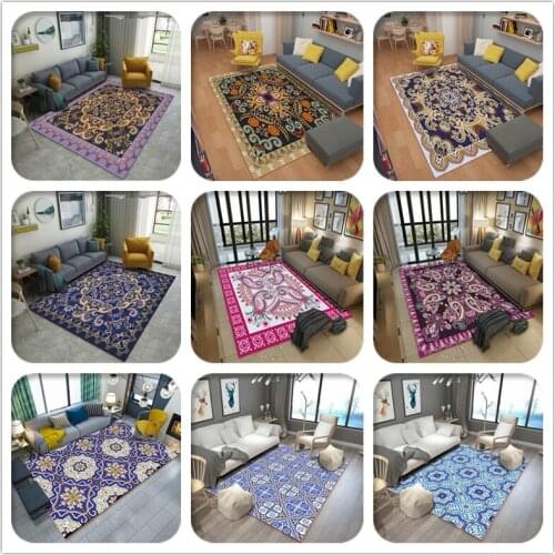 Modern Geometric Print Floor Mats Study Room Area Rug and Carpets For Living Room Bedroom Home Decor Large alfombras tapis salon