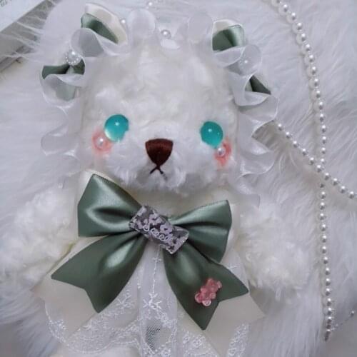 Lolita Handmade Bear Bag Lo Niang Bag Shoulder Cross-Body Cute Soft Sister JK Lolita Bag