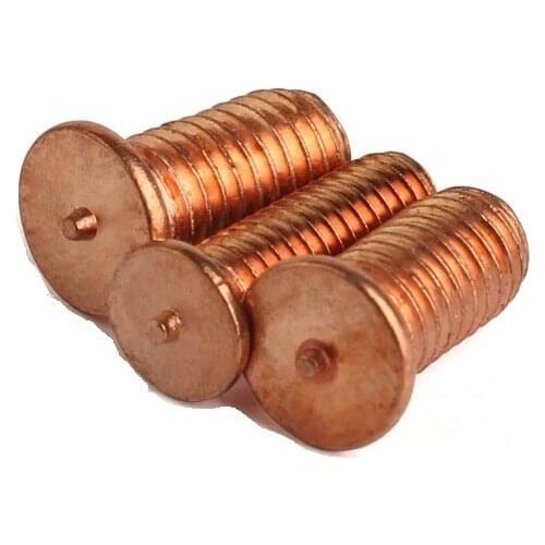 Carbon steel M4*8/10/12/16-40MM Welding stud bolts Spot welding CD Welding Stud Welding Bolts Copper plated