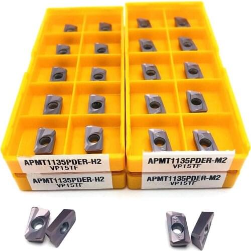 Carbide insert APMT1135 M2 / H2 VP15TF CNC lathe milling cutter lathe milling cutter APMT 1135 metal turning blade CNC tool
