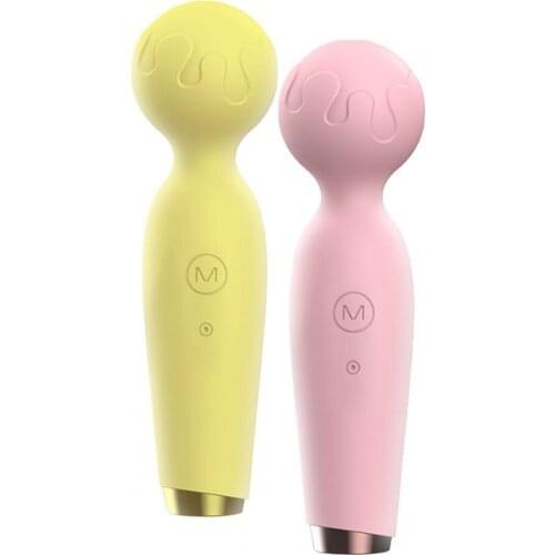 Vibrator Stick Vigorous Vibration Flexible Skin-friendly Remote Control Vibrator For Home