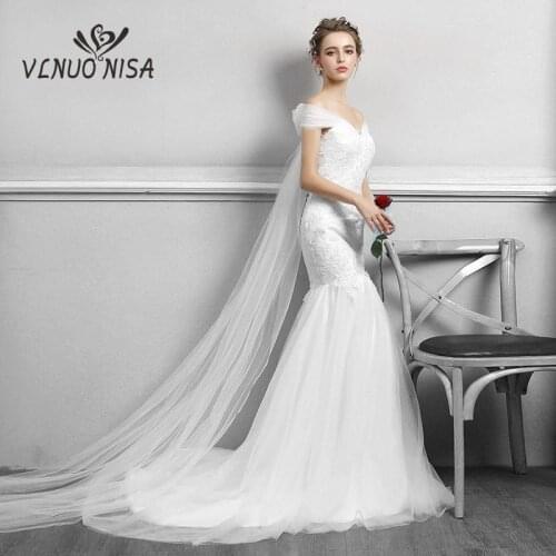 Свадебные платья силуэта русалка VLNUO NISA China At AliExpress