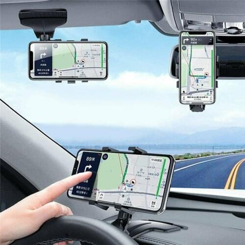 1200° rotating Car Dashboard Mobile Phone Holder With Stop Sign GPS Mount For iPhone12 11 Pro Max X 7 8 Plus Xiaomi Redmi Huawei