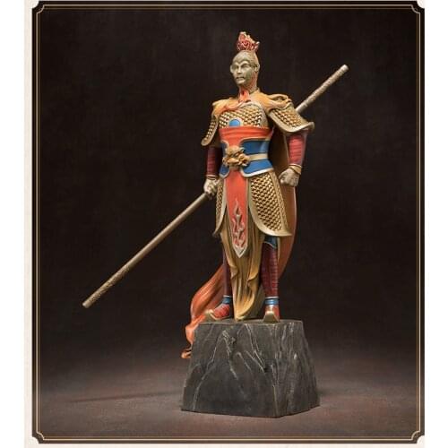 High grade Spiritual ART Good luck God of victory WUKONG home Company bring wealth money thriving business mascot brass Ornament