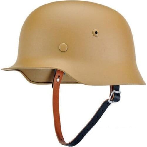 WW2 WWII GERMAN GEAR ELITE WH ARMY M35 M1935 STEEL HELMET sand color