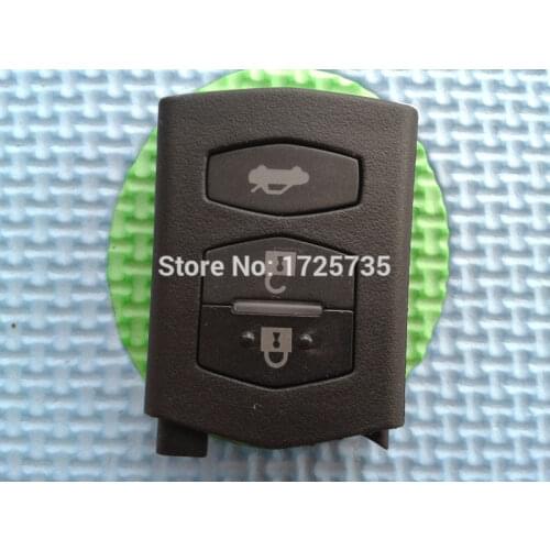 10Pcs/Lot Of New Replacement Key Shell Fits For Mazda 3 Buttons Remote Case Blank No Logo Car Accessories Auto Parts Hot Selling