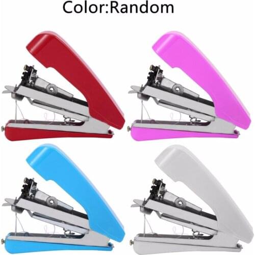 2017 New Arrivel 1pcs Mini Travel Use Popular New Portable Cordless Mini Handy Hand-Held Clothes Fabric Sewing Machine