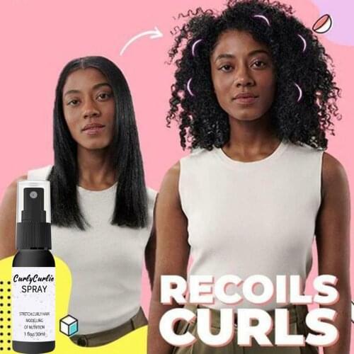 30/50ML Curl Boost Defining Spray Moisturizing Essence Disposable Elastin Hair Care Accessory for Dry Hair MH88