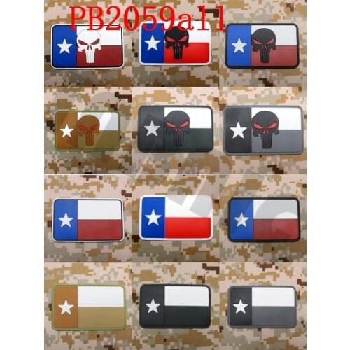 3D PVC patch STATE OF TEXAS FLAG SEAL TEAM Operation Red Wings Lone Survivor Tactical morale Military Rubber patch