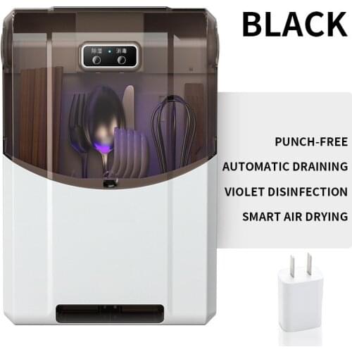 Chopsticks disinfection machine household dustproof hanging type with cover free punching kitchen mildew-proof tool