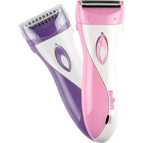 Painless Electric [Ms] Razor Private Place Portable Fashion Leg Hair Bikini Arm Abs Pink Purple Washable Rechargeable Razor