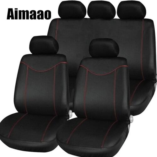 2020 new Universal Car Seat Covers Full Set Front Row And Rear s Interior Design Automobiles Covers(7 Types)car accessories