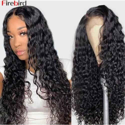 Firebird Waterwave Wig 13x4 Water Wave Lace Front Human Hair Wigs Malaysian 4x4 Closure Wigs For Women Human Hair Wet And Wavy