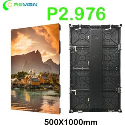 Front service magnet straight flat curve led display hanging truss P2.976 HD 2k 4k 8k processor stage led display p2.97 p2.9