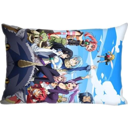 Custom Double Sided Pillow Slips That Time I Got Reincarnated As A Slime Rectangle Pillow Cover Bedding Comfortable Cushion