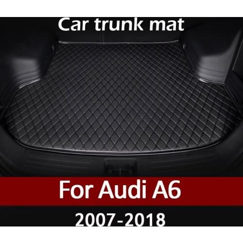 MIDOON Car trunk mat for Audi A6 wagon 2007 2008 2009 2010 2011 2012 2013 -2018 cargo liner carpet interior accessories cover