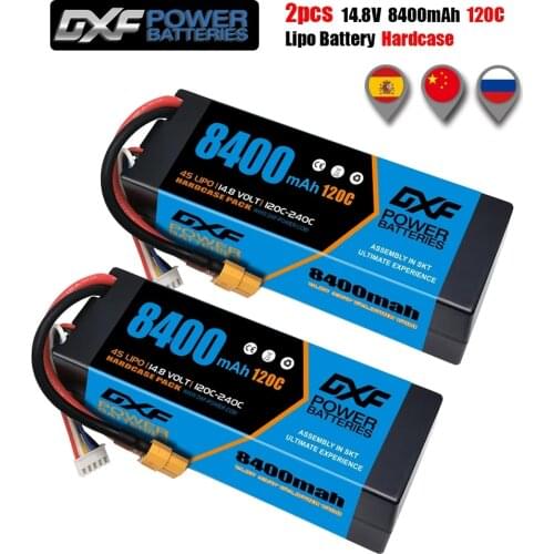 DXF Lipo Battery 11.1V 3S 14.8V 4S 5000Mah 5200Mah6750mAh 6500Mah 50C 100C 200C for RC 1/8 1/10 Buggy Truck Arrma Xxmax Car