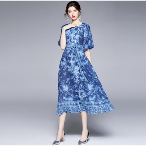 WTIANYUW New 2021High Quality New Fashion Women 2021 Lady Dress Luxury Famous Brand European Design Party Style Dress