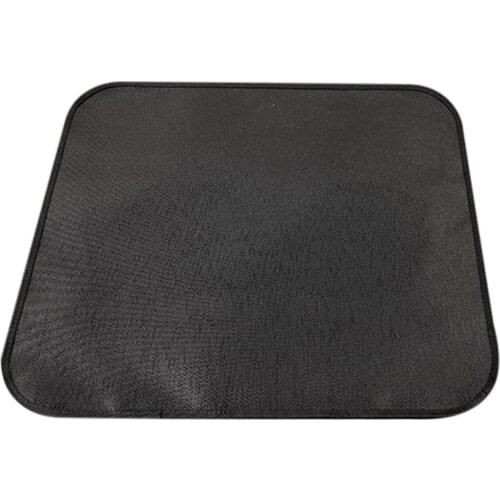 Fireproof carpet Fiberglass silicon coated carpet for fireplace grill BBQ Square shape Flame retardant carpet 2 sizes to choose