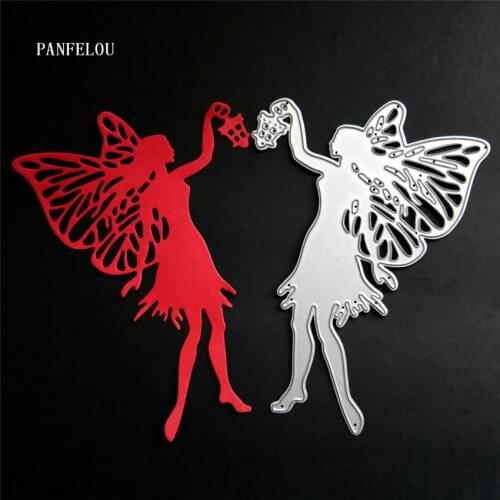 PANFELOU EasterFairy bells Scrapbooking DIY album cards paper die metal craft stencils punch cuts dies cutting