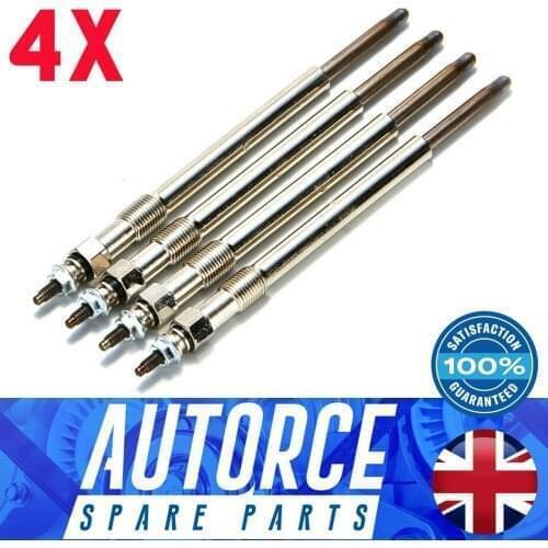 4X HEATER GLOW PLUGS MD197511 FITS MITSUBISHI L200 L300 L400 PAJERO KIA 2.5 D 3671042500 - MD301950 - MD344469 - MD354500
