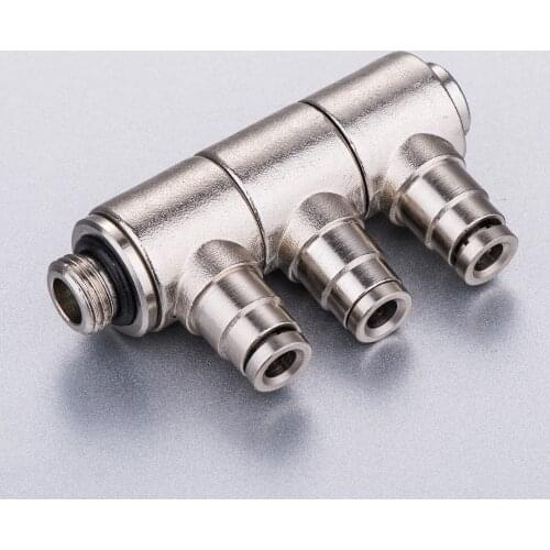 OD 4 6 8 10 12mm-1/4" 3/8" 1/8" 1/2" BSP MTPH Pneumatic Fitting 90 Degree Metal Brass Connection Elbow Quick Connector