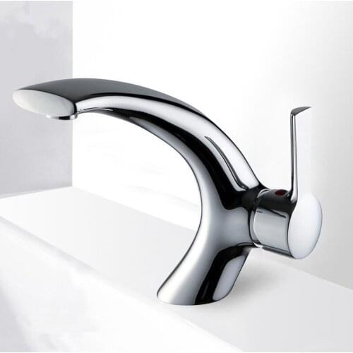Sink faucet bathroom Faucet Brass Hot & Cold Water Basin Sink Faucet mixer basin Tap Modern Bathroom sink Faucet
