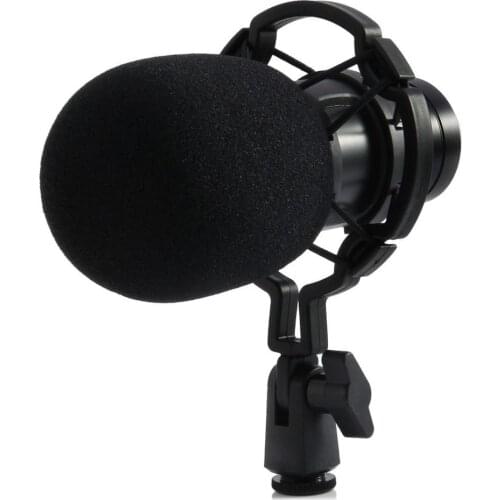 Studio Universal Plastic Microphone Shock Mount for Large Diameter Condenser Mic Provide Reliable Anti-vibration Placement