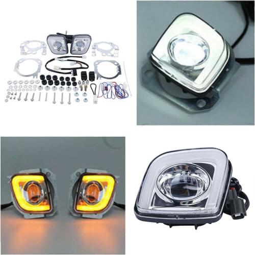 Motorcycle LED Turn Signal Driving Fog Light For Honda GoldWing GL1800 F6B 13-17 Valkyrie 14-15