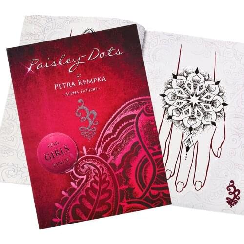 Tattoo Book Tattoo Hands Foot Chest Flash Art Design Alpha for Girls Only Design for Tattoo Body Art A4 Size