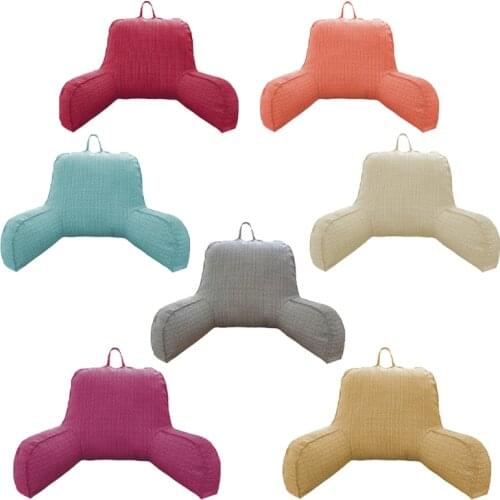 Creative Wedge Shaped Reading Waist Pillow Adjustable Reading and TV Backrest Pillow Home Textiles Finished Supplies