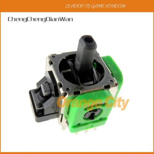 Green Joystick 3D Analog Stick Sensor 3D Steering Remote Sensing Assembly Analog Stick Sensor for PS4 Slim Pro Controller