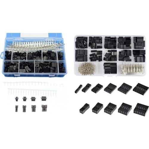 1 Set 2.5mm Pitch 2 3 4 5 Pin JST SM Connector & 1 Set 2.54mm Pitch JST SM 1 2 3 4 5 6 Pin Housing Connector