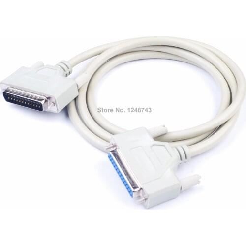 1PCS Parallel Cable Male to Female Parallel Port Extension Cable