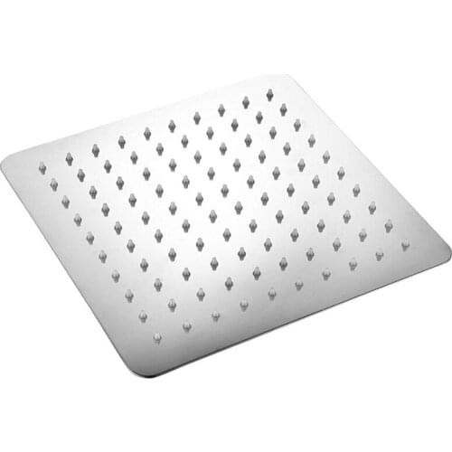 10 Inch Shower Head Rainfall Shower Overhead Shower Built-In 304 Stainless Steel High Pressure Top Spray Shower Head