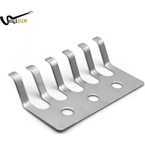 18pcs Double System Guitar Bridge Base Plate Electric Guitar Bridge Mat Electric Guitar Accessories
